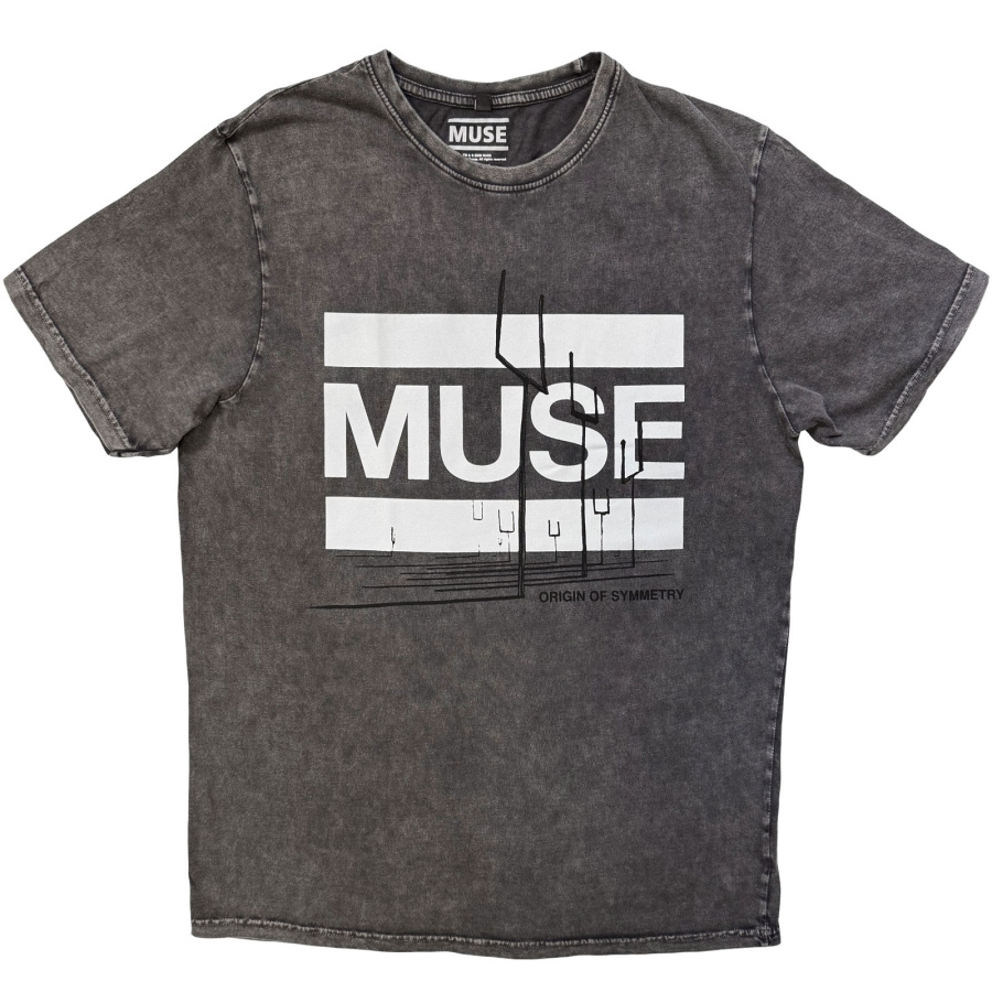 Muse - Origin Of Symmetry Stone Wash Uni Char T-Shirt