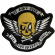 Fatboy Slim - Skull Woven Patch Fatboy Slim - Skull Woven Patch