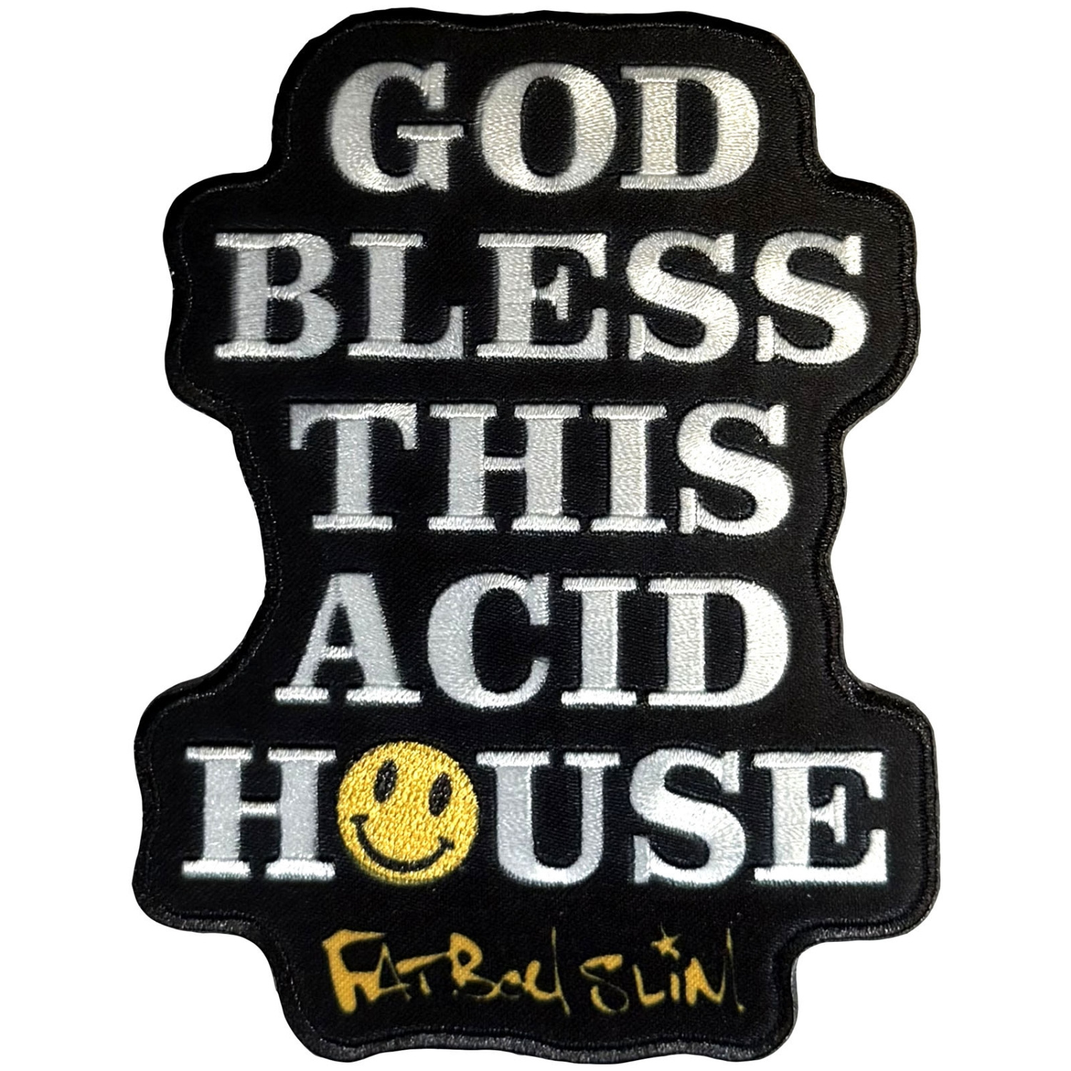 Fatboy Slim - God Bless Woven Patch