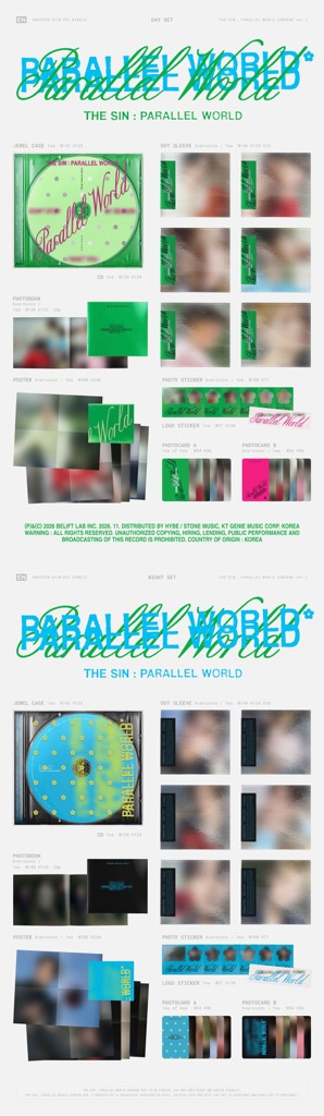 Enhypen - The Sin : Parallel World (Engene Ver.) (Random Ver.) + Makestar