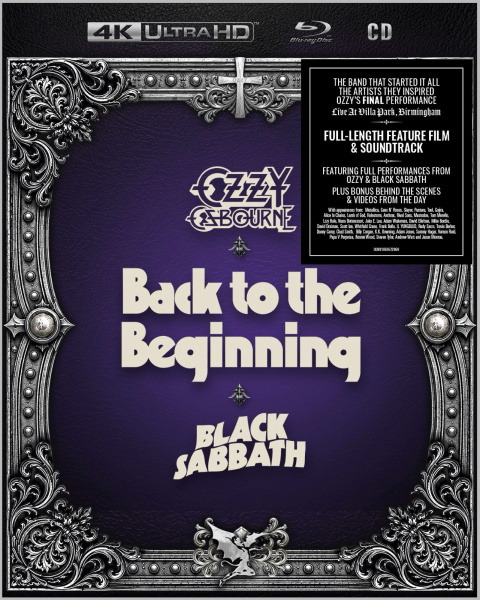 Ozzy Osbourne & Black Sabbath - Back To The Beginning (CD, 4K Ultra HD & HD Blu-ray Boxset)