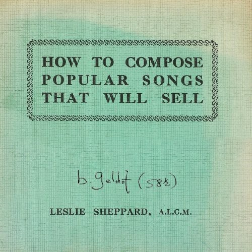 Bob Geldof - Hot To Compose Popular Songs That